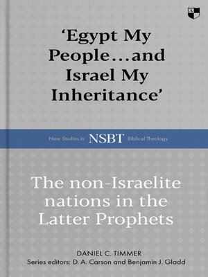cover image of 'Egypt My People ... and Israel My Inheritance'